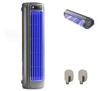 Coldeez Cooling Ace, Coldeeze Air Conditioner, Portable Air Cooler Fan with 3 Speeds, USB Charging, Desktop Tower Fan for Office, Bedroom, Kitchen gray