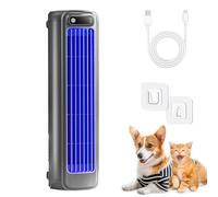 Coldeez Cooling Ace, Coldeeze Cooling Ace, Bladeless Mini Air Cooler with 3 Wind Speed Modes | Silent And Energy-Saving | Wall-Mountable Design | Rechargeable | Suitable for Office/Desktop (Gray)