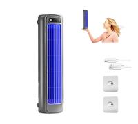 Coldeez Cooling Ace, Coldeeze Cooling Ace, Cooling Ace Portable Air Cooler, Portable Air Conditioner, Quiet Cooling Fan, USB Charging Tower Fan, 3 Speeds, for Bedroom, Office, Kitchen (Gray)