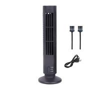 Coldeez Cooling Ace, Cool Air Fan, Portable Air Cooler Cooling Fan, 2 Speeds Adjustable Tower Fan, Quiet For Bedroom Office Bathroom Home (Black)