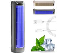 Coldeez Cooling Ace, Enjoy A Quick, Natural, And Healthy Cool Down, Portable Air Conditioner Cooling Fan Quiet With 3 Speeds (Blue)