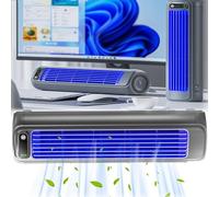 Coldeez Cooling Ace, Festburg Cooling Ace 4.0, Three Wind Speeds, No Installation Required, Usb Charging, For Bedroom Office Home (Blue, One Size)