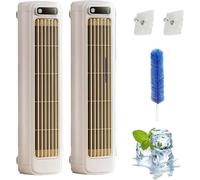 Coldeez Cooling Ace, Migilife Cooling Ace, Serum Portable Air Conditioner, Quiet With 3 Speeds, Rechargeable, For Bedroom Office Home, Stay Cool In Summer (Plug-in Typ, Beige + Gray)