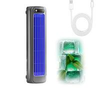 Coldeez Cooling Ace Portable Air Cooler Conditioner 4.0 2025, Turbo Compression Cooling Tech, 3-Speed Quiet Cooling Fan & LED Touch Screen USB, Wall/Desk Mount, for Bedroom, Office