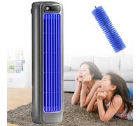Coldeeze Air Conditioner, Coldeez Cooling Ace Portable Air Cooler, Nusayin Quiet Cooling Ace 2025, Portable Air Conditioner, Usb Charging Tower Fan, 3 Speeds, for Bedroom, Office, Kitchen (Grey)