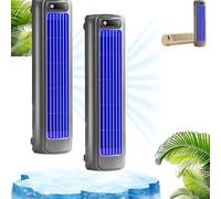Coldeeze Air Conditioner,Coldeeze Cooling Ace,Coldeez Cooling Ace 2025,Coldeez Air Cooler,Portable Air Conditioner Cooling Fan With 3 Speeds, Quiet Wall Fan, Usb Charging (2PCS-B)