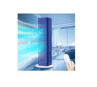 Coldeeze Cooling Fan, cooling Ace Portable Air Cooler, Cooling Ace Portable Air Cooler, Desktop portable Tower Fan Noiseless With Three Speed, Silent Bladeless Air Conditioner (Blue Remote Control)