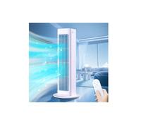 Coldeeze Cooling Fan, cooling Ace Portable Air Cooler, Cooling Ace Portable Air Cooler, Desktop portable Tower Fan Noiseless With Three Speed, Silent Bladeless Air Conditioner (White Remote Control)