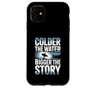 Colder The Water Bigger The Story Winter Surfing Case for iPhone 11