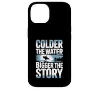 Colder The Water Bigger The Story Winter Surfing Case for iPhone 14