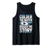 Colder The Water Bigger The Story Winter Surfing Tank Top