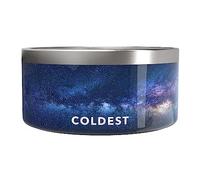 Coldest Dog Bowl - Anti Rust Metal & Non Slip Dog Bowls Large, Spill Proof Heavy Duty 3 Layers Insulated Dog Bowl - Food and Water Bowl for Dogs, Cats & Pets, Dishwasher Safe (200 oz, Into The Beyond)