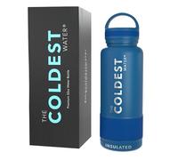 Coldest Insulated Water Bottle with Handle Lid | Leak Proof, Insulated Modern Stainless Steel, Triple Walled, Sport Thermos Bottles, Metal Flask | 21oz