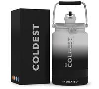 COLDEST Sports Water Bottle 128 oz/One Gallon (Straw Lid), Leak Proof, Vacuum Insulated Stainless Steel, Hot Cold, Double Walled, Thermo Mug, Metal Canteen Growler Jug (Hyperspace, Gallon)