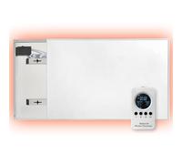 Coldfighting 300W Far Infrared Electric Panel Heater, Under Desk/Wall Mounted/Ceiling Mounted, Wifi Remote Control, Eco Energy Efficient, Safety Overheating Protection