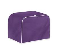 Coldinair Purple Toaster Cover 2 Slice Wide Slot Decorative,Small Kitchen Appliance Bread Maker Dust and Fingerprint Protection