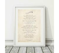Coldp lay - A Sky Full Of Stars - Song Lyric Art Poster Print (UNFRAMED) - Sizes A4 (29.7 x 21cm) and A3 (42 x 29.7cm) (A4)