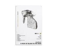 Coldplay - A Rush of Blood to The Head 40 Canvas Poster Wall Art Decor Print Picture Paintings for Living Room Bedroom Decoration Unframe-style 12x18inch(30x45cm)