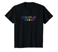 Coldplay Amazon Exclusive Moon Phase T-Shirt, Youth, Black, 3T