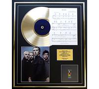 COLDPLAY/CD GOLD DISC, SONG SHEET & PHOTO DISPLAY/LTD. EDITION/COA/ALBUM X & Y/SONG SHEET FIX YOU