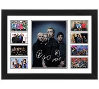 Coldplay Collage Limited Edition Print - Featuring Autographs of All Band Members - Music posters, Wall decor- (Unframed, A4 (12x8" - 30x20cm))