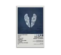 Coldplay Posters Ghost Stories Poster Album Canvas Wall Art Decor Living Room Modern Family Bedroom 20x30inch(50x75cm) Unframe-style