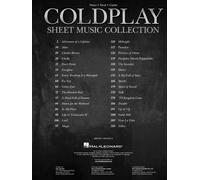 Coldplay Sheet Music Collection Book [Softcover] Piano, Vocal and Guitar Hal Leo