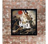 Coldplay, Viva La Vida Album cover, poster, wall art. Print or Fully Framed Available. Actual size of original Vinyl Covers. (Framed)
