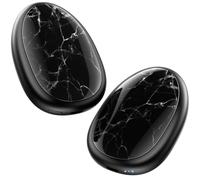 coldSky Handwarmers Rechargeable 2 Pack, 4000mAh Pebble-Shaped Electric Hand Warmer with Magnetic, Reusable Portable Pocket Heater, 2s Fast Heating,Up to 8 hrs, Idea Santa Gifts for Men, Women Black