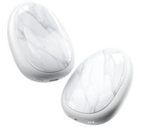 coldSky Handwarmers Rechargeable 2 Pack, 4000mAh Pebble-Shaped Electric Hand Warmer with Magnetic, Reusable Portable Pocket Heater, 2s Fast Heating,Up to 8 hrs, Idea Santa Gifts for Men, Women White