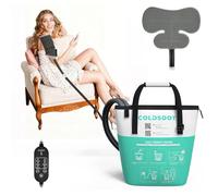 COLDSOOT Cold Therapy Machine for Shoulder with Programmable Timer, Portable Ice Machine for Shoulder After Surgery, Lightweight Replacement Recovery System, Cryotherapy Pain Relief w/Compression Pad