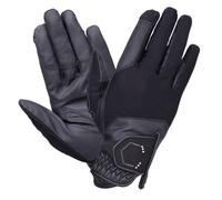 ColdStream Blakelaw Diamante Black/Silver Riding Gloves - Large