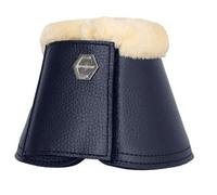 Coldstream Bowden Leather Horse Overreach Boots (Pack of 2) - Midnight - Pony - Midnight