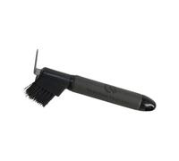 Coldstream Faux Leather Hoof Pick Charcoal/black (19Cm)