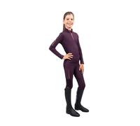 Coldstream Girls New Generation Ednam Base Layer Top - Mulberry - 7-8 Years - Mulberry - 100% Mixed