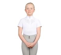 Coldstream Girl's Next Generation Ledmore Diamante Show Shirt in White | Size: 5-6 Years Coldstream White 5-6 Years