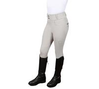 Coldstream Girl's Next Generation Ledmore Horse Riding Tights in Light Grey | Size: 9-10 Years Coldstream Light Grey 9-10 Years