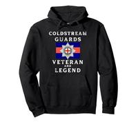 Coldstream Guards Veteran and Legend Pullover Hoodie, Adult Unisex, Black, XX-Large