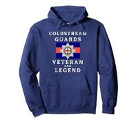 Coldstream Guards Veteran and Legend Pullover Hoodie, Adult Unisex, Navy Blue, Small