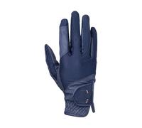 Coldstream Kids Next Generation Blakelaw Diamante Riding Gloves - Navy/Rose Gold - XS - Navy/Rose Gold