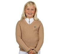 Coldstream Kids Next Generation Clarkston Knitted V Neck Jumper - Champagne - 7-8 Years - Champagne