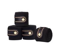Coldstream Marygold Horse Bandages (Pack Of 4) Black (Full)