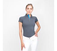 Coldstream Midlem Ladies Short Sleeve Base Layer Grey - Small