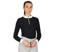 Coldstream Women's Elrick Show Long-Sleeved Competition Shirt in Black | Size: Medium Coldstream Black M