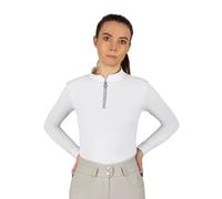 Coldstream Women's Elrick Show Long-Sleeved Competition Shirt in White | Size: XL Coldstream White XL