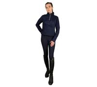 Coldstream Womens Hamilton Sparkle Long-Sleeved Show Shirt - Navy - M - Navy