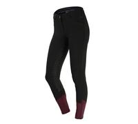 Coldstream Womens Learmouth Breeches - Black/Windsor Red - 24in - Black/Windsor Red - 100% Synthetic