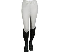 Coldstream Women's Ledmore Diamante Breeches in Light Grey | Size: 12R Coldstream Light Grey 12R