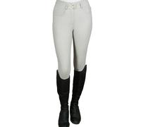 Coldstream Womens Ledmore Diamante Breeches - Pearl Grey - 10 UK R - Pearl Grey