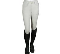 Coldstream Womens Ledmore Diamante Breeches - Pearl Grey - 8 UK R - Pearl Grey